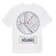 White t-shirt med Höganäs t-shirt