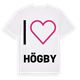 Jag älskar Högby t-shirt stort tryck