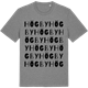 Mid Heather Gray t-shirt med Högby ordlek t-shirt