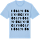 Blue Soul t-shirt med Högby ordlek t-shirt