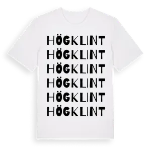 Högklint ordlek t-shirt – ekologisk bomull t-shirt från Pinshirt