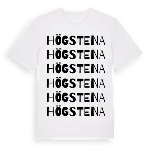 Högstena ordlek t-shirt – ekologisk bomull t-shirt från Pinshirt