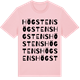 Pink Cotton t-shirt med Högstens ordlek t-shirt