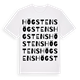 White t-shirt med Högstens ordlek t-shirt