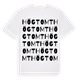 Högtomt ordlek t-shirt