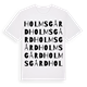 Holms gård ordlek t-shirt