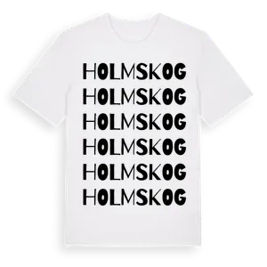 Holmskog ordlek t-shirt – ekologisk bomull t-shirt från Pinshirt