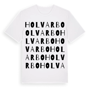 Holvarbo ordlek t-shirt – ekologisk bomull t-shirt från Pinshirt
