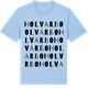 Blue Soul t-shirt med Holvarbo ordlek t-shirt