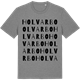 Mid Heather Gray t-shirt med Holvarbo ordlek t-shirt