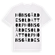 Hönsgärde soldattorp ordlek t-shirt