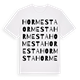 Hormesta ordlek t-shirt