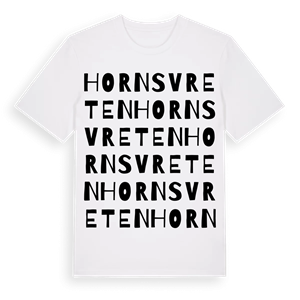 Hornsvreten ordlek t-shirt – ekologisk bomull t-shirt från Pinshirt
