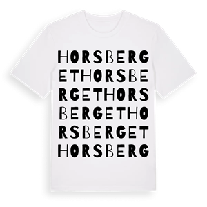 Horsberget ordlek t-shirt – ekologisk bomull t-shirt från Pinshirt