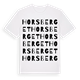 Horsberget ordlek t-shirt