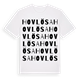 Hovlösa ordlek t-shirt