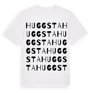 Huggsta ordlek t-shirt – ekologisk bomull t-shirt från Pinshirt