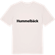 Vintage White t-shirt med Hummelbäck fetstil t-shirt