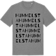 Mid Heather Gray t-shirt med Hummelsta ordlek t-shirt