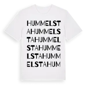 Hummelsta ordlek t-shirt – ekologisk bomull t-shirt från Pinshirt