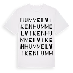 Hummelviken ordlek t-shirt – ekologisk bomull t-shirt från Pinshirt