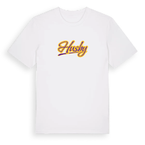 Husby baseball t-shirt – ekologisk bomull t-shirt från Pinshirt