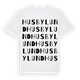 Husbylund ordlek t-shirt