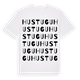 Hustugu ordlek t-shirt
