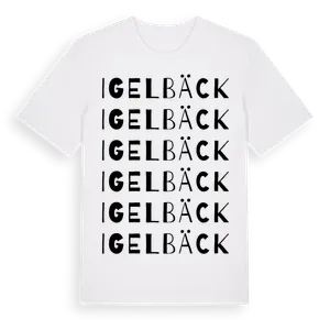 Igelbäck ordlek t-shirt – ekologisk bomull t-shirt från Pinshirt