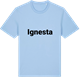 Blue Soul t-shirt med Ignesta fetstil t-shirt