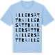 Blue Soul t-shirt med Illersättra ordlek t-shirt
