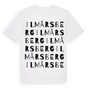 Ilmårsberg ordlek t-shirt – ekologisk bomull t-shirt från Pinshirt
