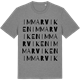 Mid Heather Gray t-shirt med Immarviken ordlek t-shirt