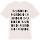 Vintage White t-shirt med Imundbo ordlek t-shirt