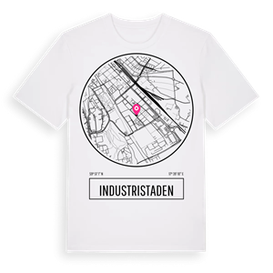 Industristaden t-shirt – ekologisk bomull t-shirt från Pinshirt