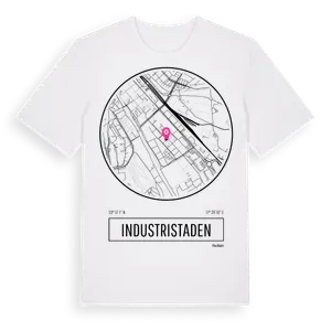 Industristaden t-shirt – ekologisk bomull t-shirt från Pinshirt