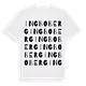 White t-shirt med Ingboberg ordlek t-shirt