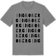 Mid Heather Gray t-shirt med Ingboberg ordlek t-shirt