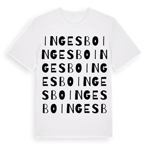Ingesbo ordlek t-shirt – ekologisk bomull t-shirt från Pinshirt