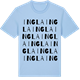 Blue Soul t-shirt med Ingla ordlek t-shirt