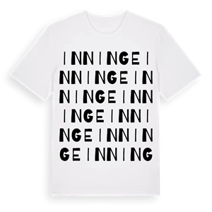Inninge ordlek t-shirt – ekologisk bomull t-shirt från Pinshirt