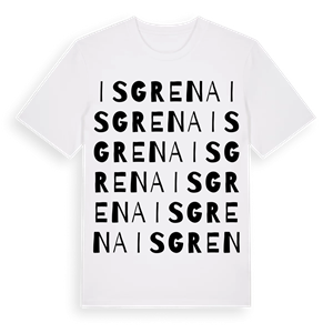 Isgrena ordlek t-shirt – ekologisk bomull t-shirt från Pinshirt