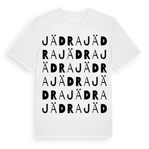 Jädra ordlek t-shirt – ekologisk bomull t-shirt från Pinshirt