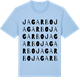 Blue Soul t-shirt med Jagarbo ordlek t-shirt