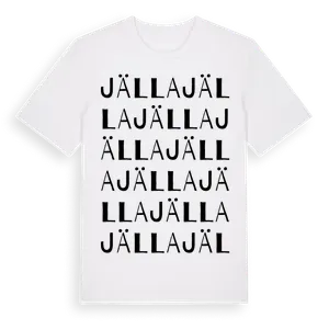 Jälla ordlek t-shirt – ekologisk bomull t-shirt från Pinshirt