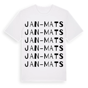 Jan-Mats ordlek t-shirt – ekologisk bomull t-shirt från Pinshirt