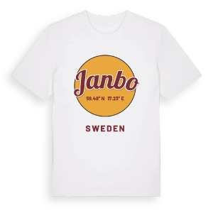 Janbo cirkel t-shirt – ekologisk bomull t-shirt från Pinshirt