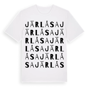 Järlåsa ordlek t-shirt – ekologisk bomull t-shirt från Pinshirt