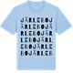 Blue Soul t-shirt med Järlebo ordlek t-shirt