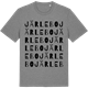 Mid Heather Gray t-shirt med Järlebo ordlek t-shirt